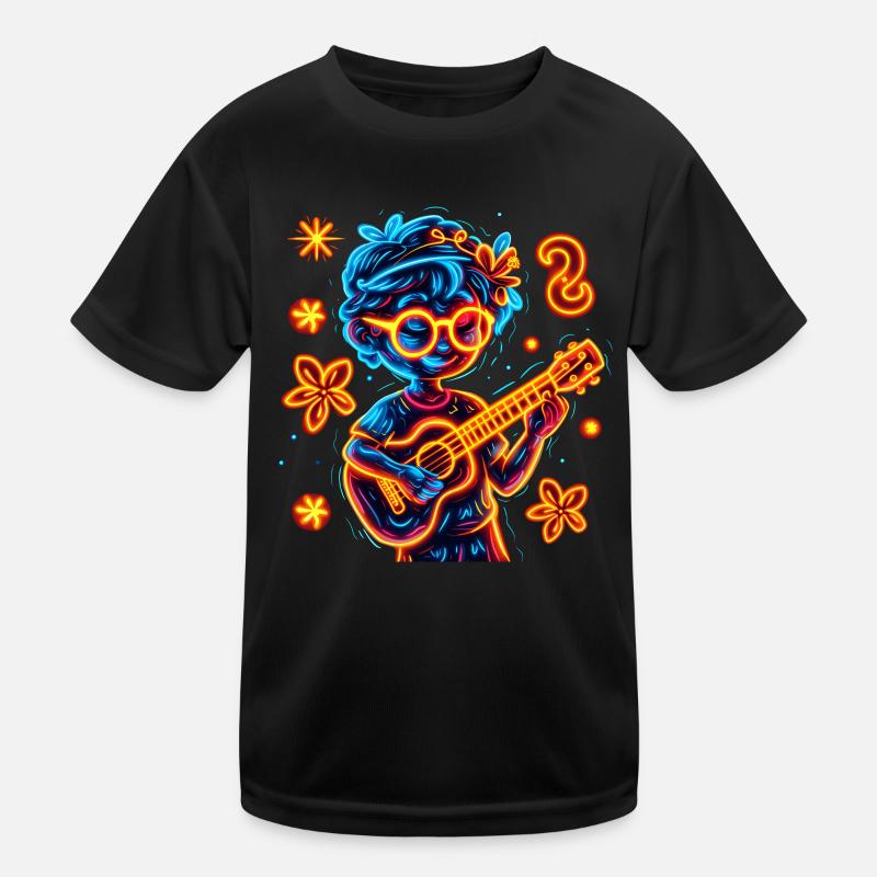 90s Ukulelist Kids Functional T-Shirt