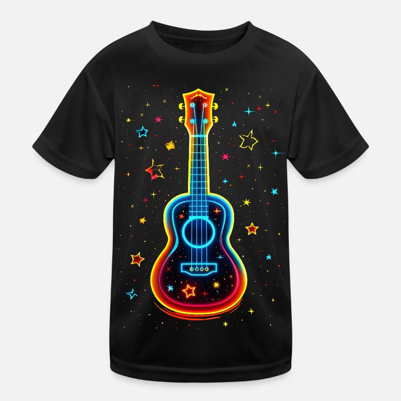 90s Ukulele Kids Functional T-Shirt
