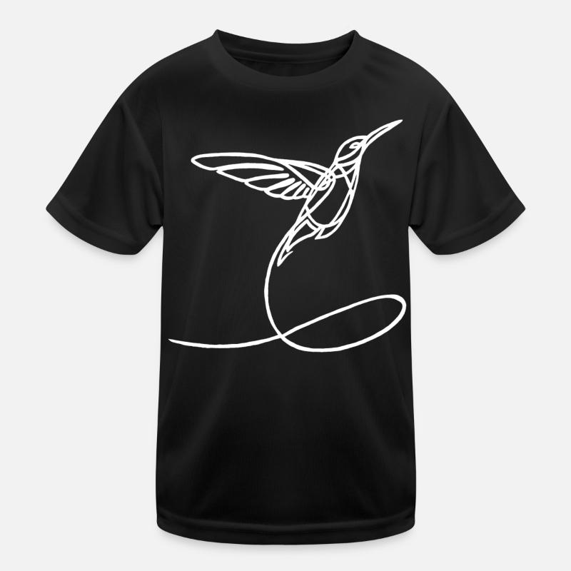 Strange White Bird Kids Functional T-Shirt