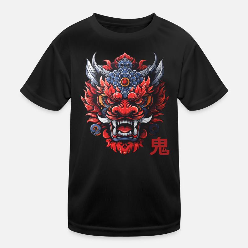 Oni, japanischer Dämon Kinder Funktions-T-Shirt
