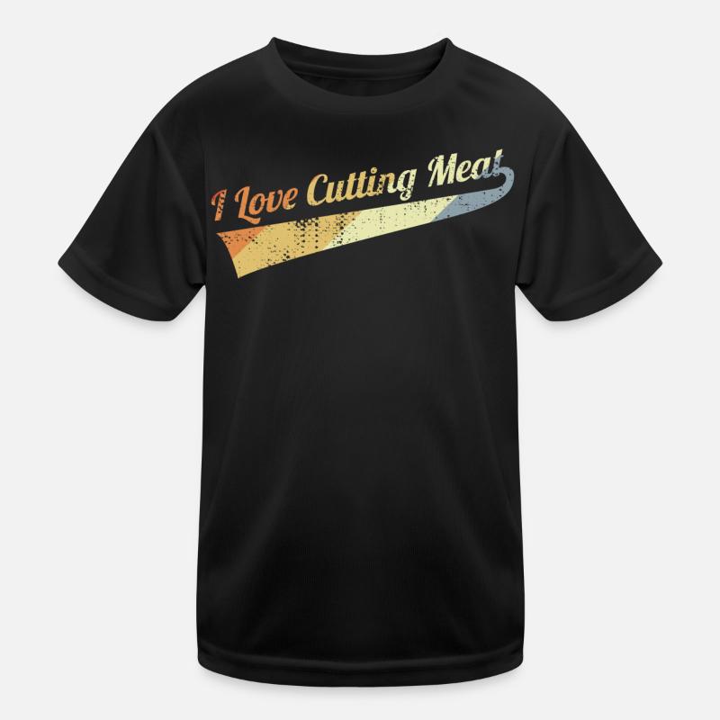 J’adore couper la viande T-shirt sport Enfant