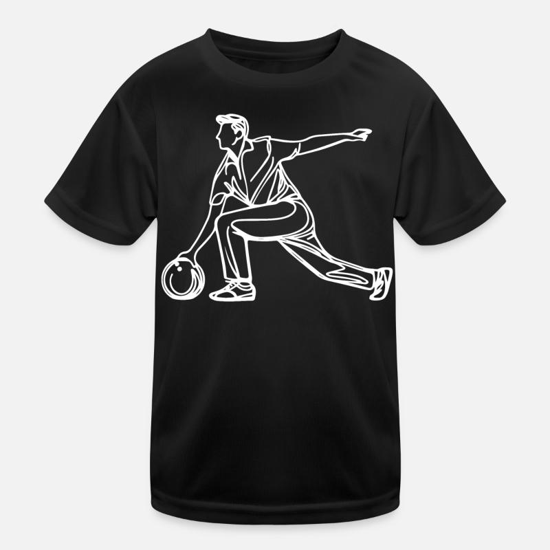 Bowler Sketch Kids Functional T-Shirt