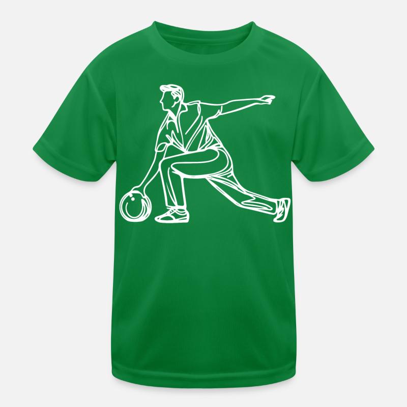 Bowler Sketch Kids Functional T-Shirt