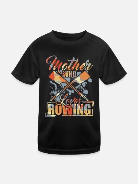 Rower - Kids Functional T-Shirt - black - Front