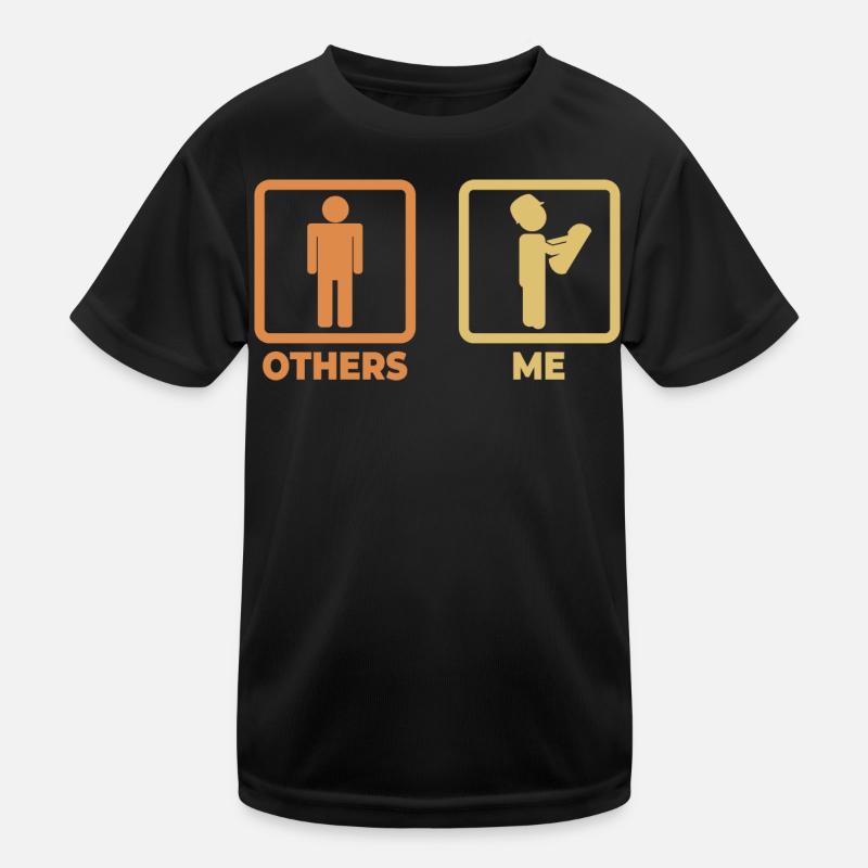 Architect Stick Figure Kids Functional T-Shirt