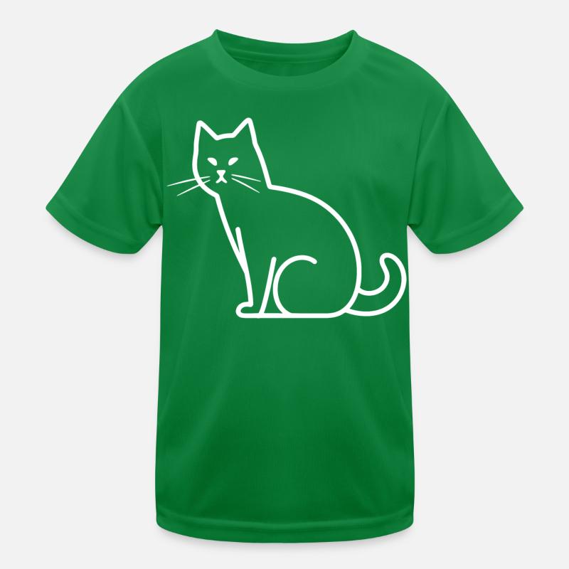 Croquis de chat T-shirt sport Enfant