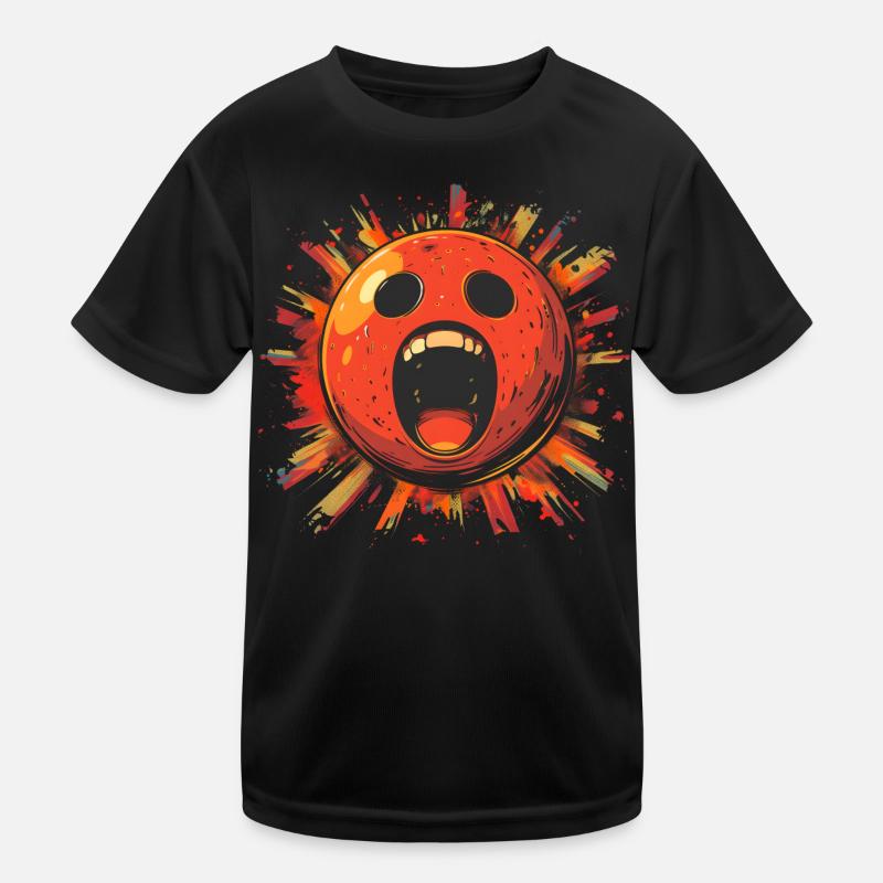 Boule de bowling effrayante T-shirt sport Enfant