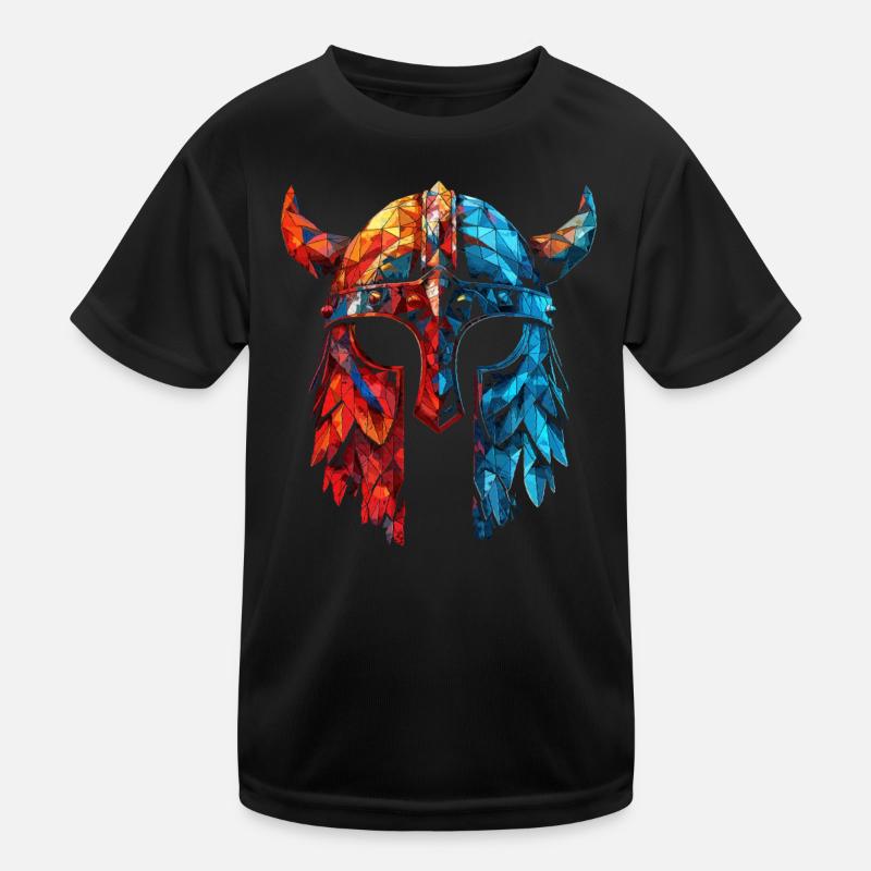 Casque Viking à corne T-shirt sport Enfant