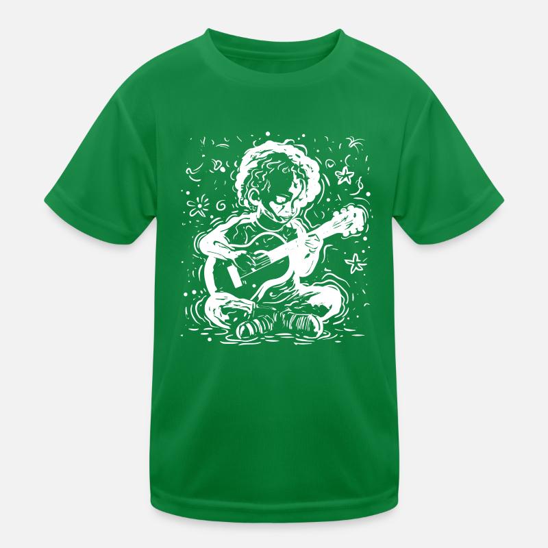 Ukulele Junge Kinder Funktions-T-Shirt