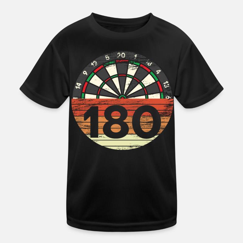 Vintage Dartboard Kids Functional T-Shirt
