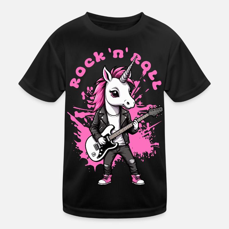 Licorne Rock 'n' Roll T-shirt sport Enfant