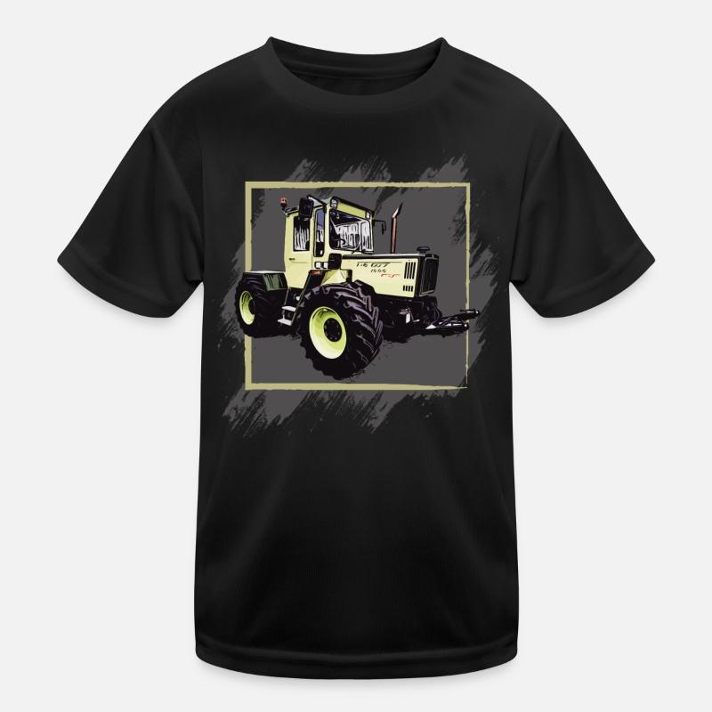 Old MB 1000 tractor - Kids Functional T-Shirt - black