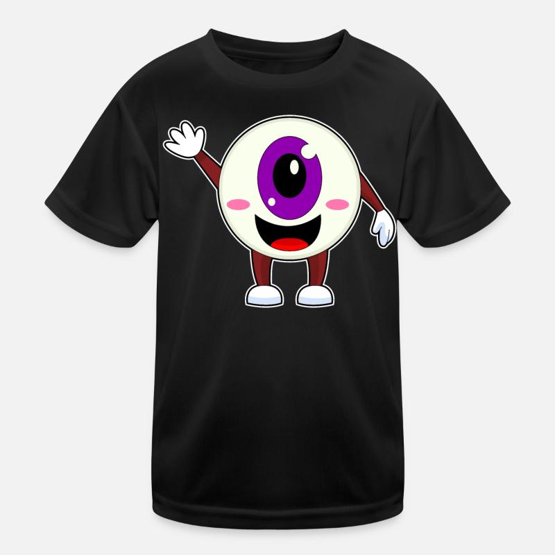 Augapfel Halloween Kinder Funktions-T-Shirt