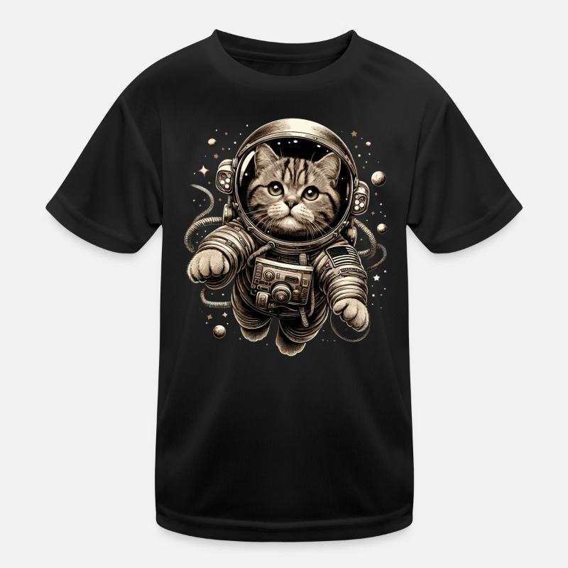 Astronaut BKH getigert Geschenk Kinder Funktions-T-Shirt