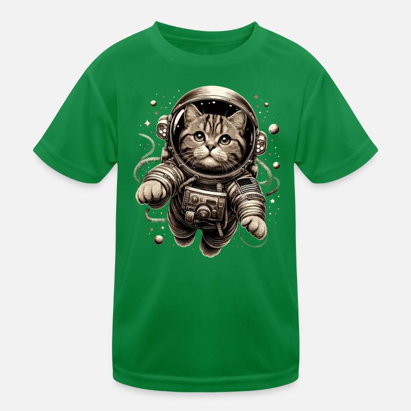 Astronaut BKH Tabby Gift Kids Functional T-Shirt