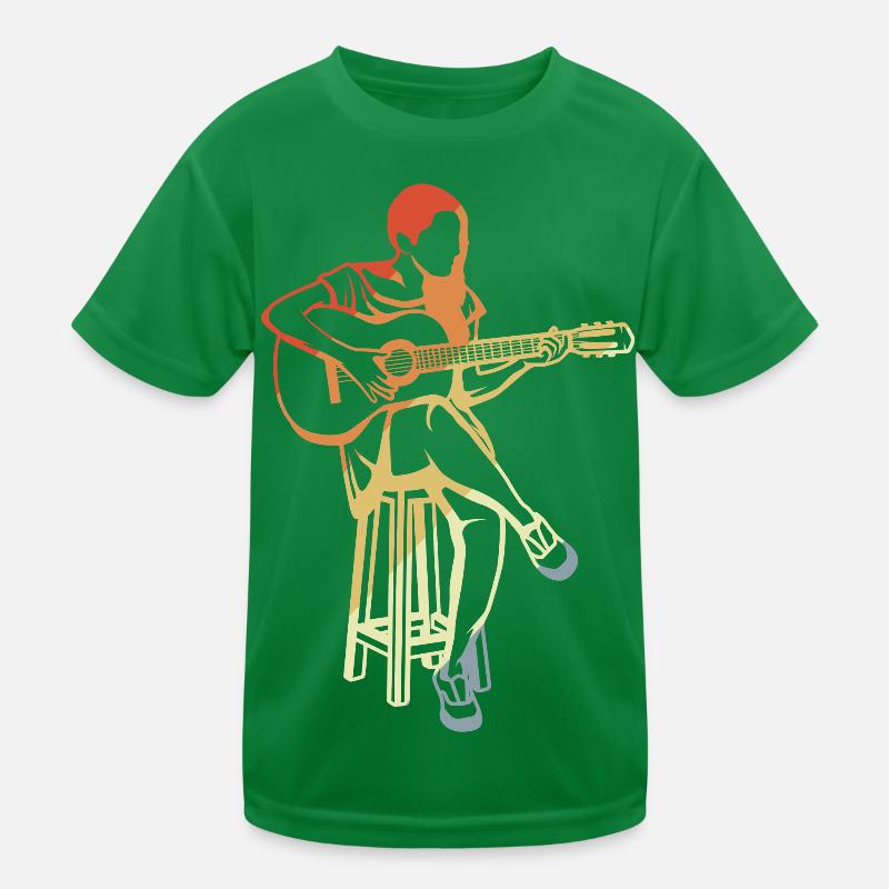 Guitarist Kids Functional T-Shirt