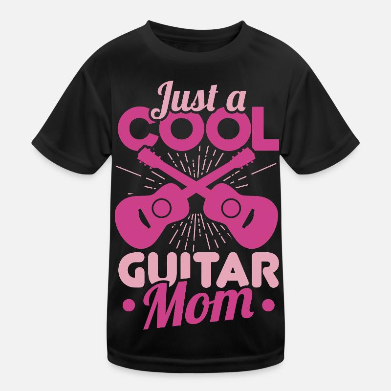 Gitarre Mutter Kinder Funktions-T-Shirt