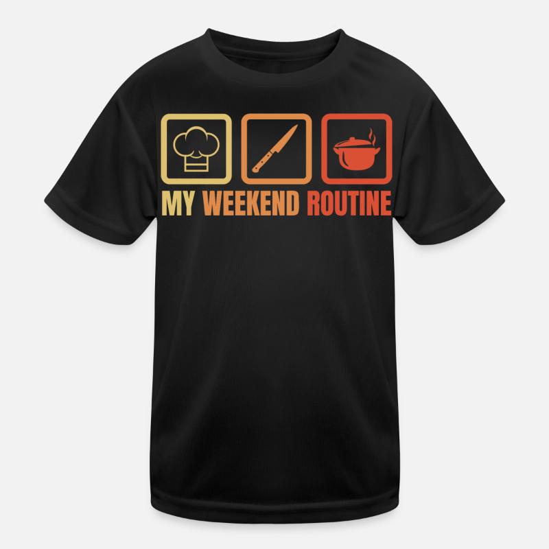 Cuisine du week-end T-shirt sport Enfant