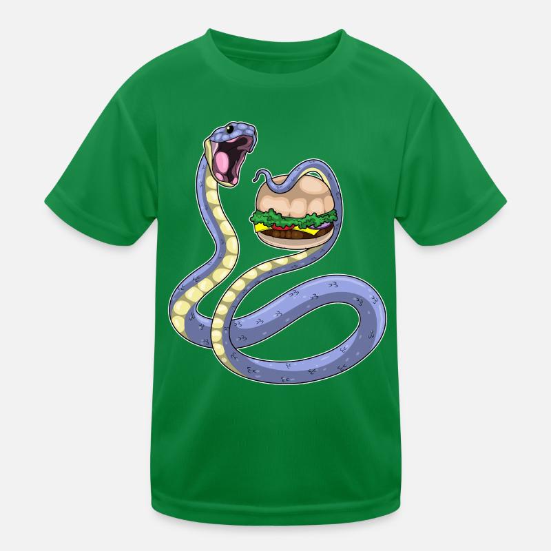 Snake Cheeseburger Kids Functional T-Shirt