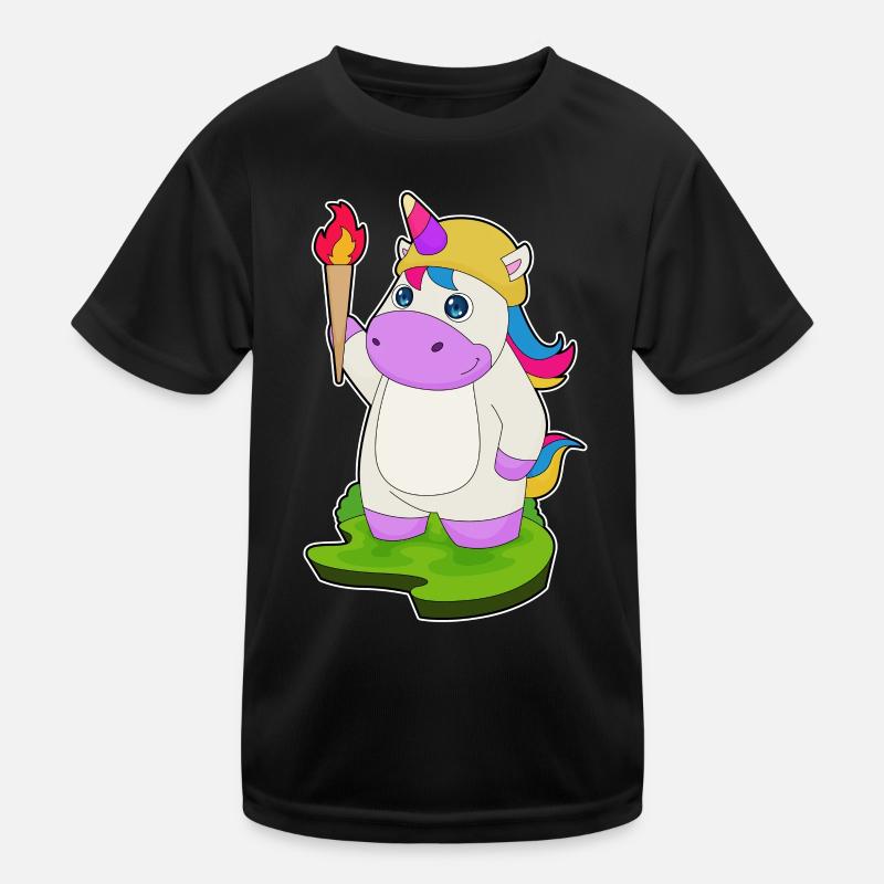 Unicorn Torch Kids Functional T-Shirt