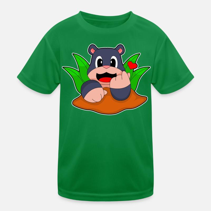 Lustiger Maulwurf  Kinder Funktions-T-Shirt