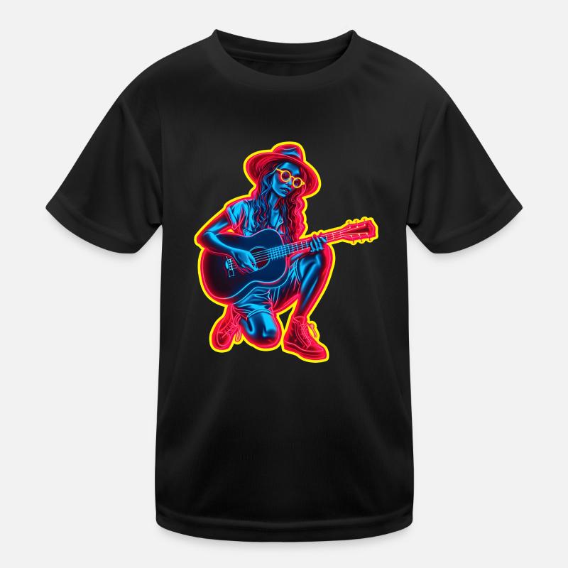Guitariste rétro T-shirt sport Enfant
