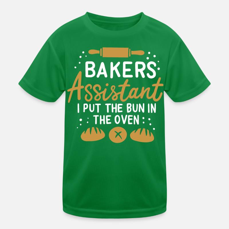 Bäckergehilfe Kinder Funktions-T-Shirt