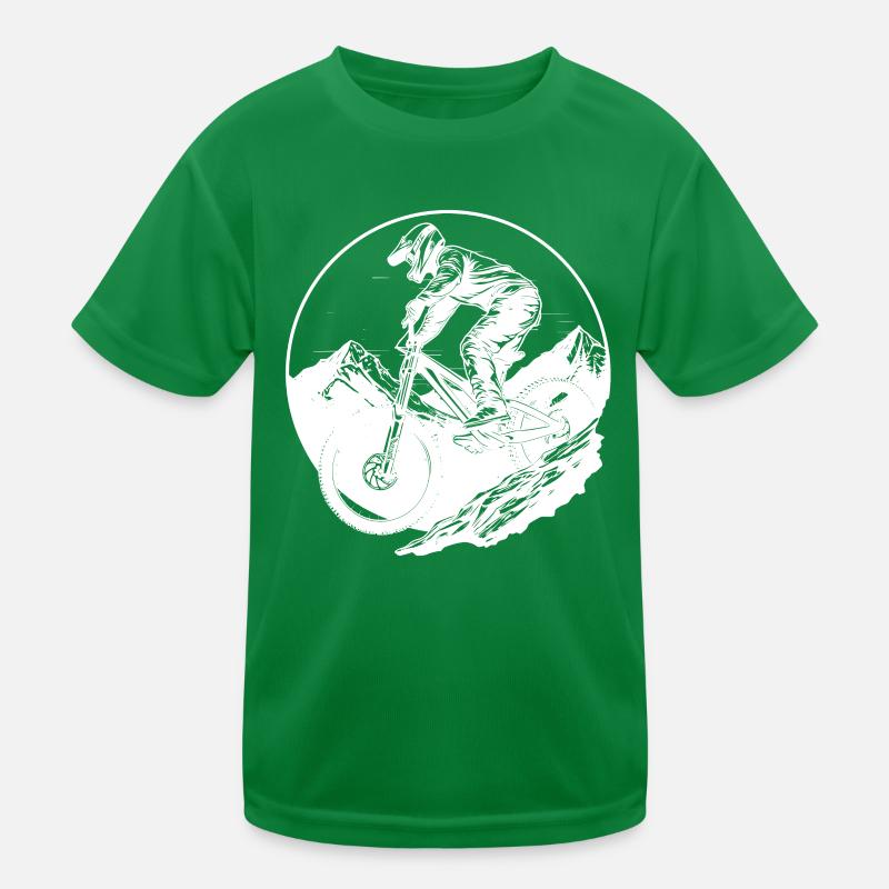 Mountainbiking Kinder Funktions-T-Shirt