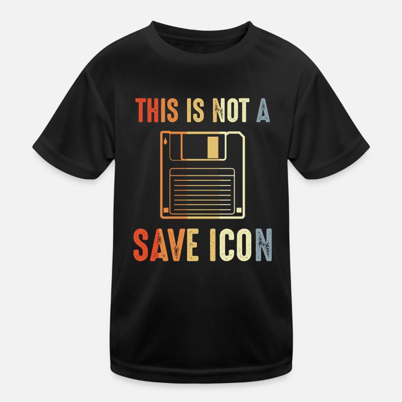 Das ist kein Speichern Icon Kinder Funktions-T-Shirt