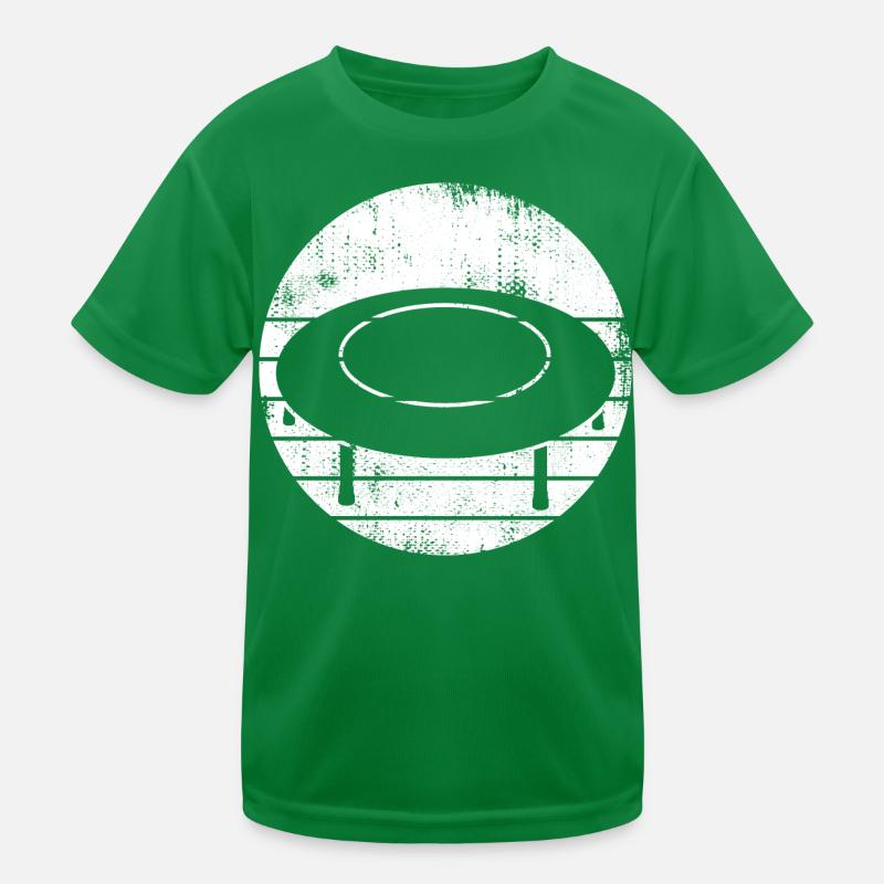 Trampolin Skizze Kinder Funktions-T-Shirt