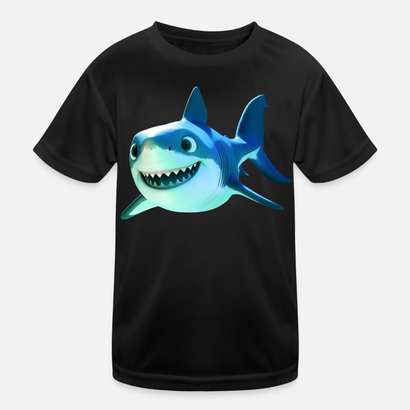 Requin Requin Requin Tigre Requin Requin Gris Grand Requin Blanc T-shirt sport Enfant
