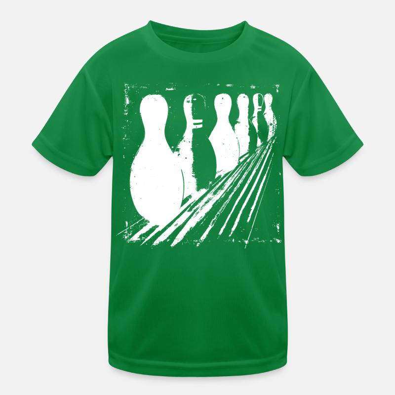 Bowling Pins Kinder Funktions-T-Shirt