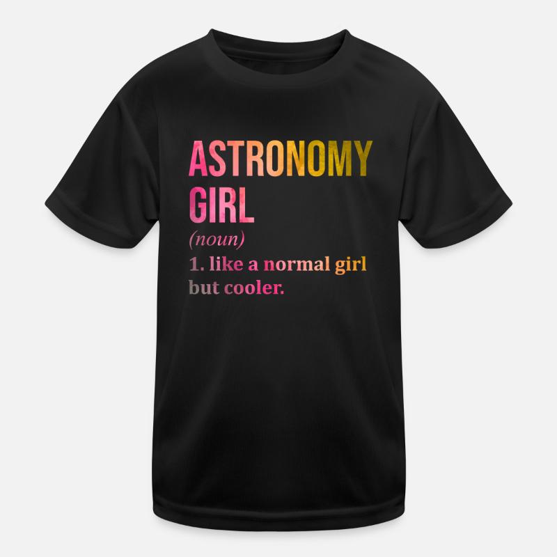 Astronomie Kinder Funktions-T-Shirt
