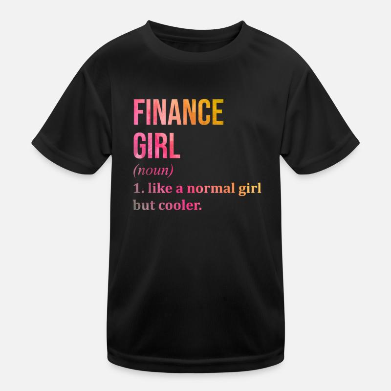 Finance Kids Functional T-Shirt