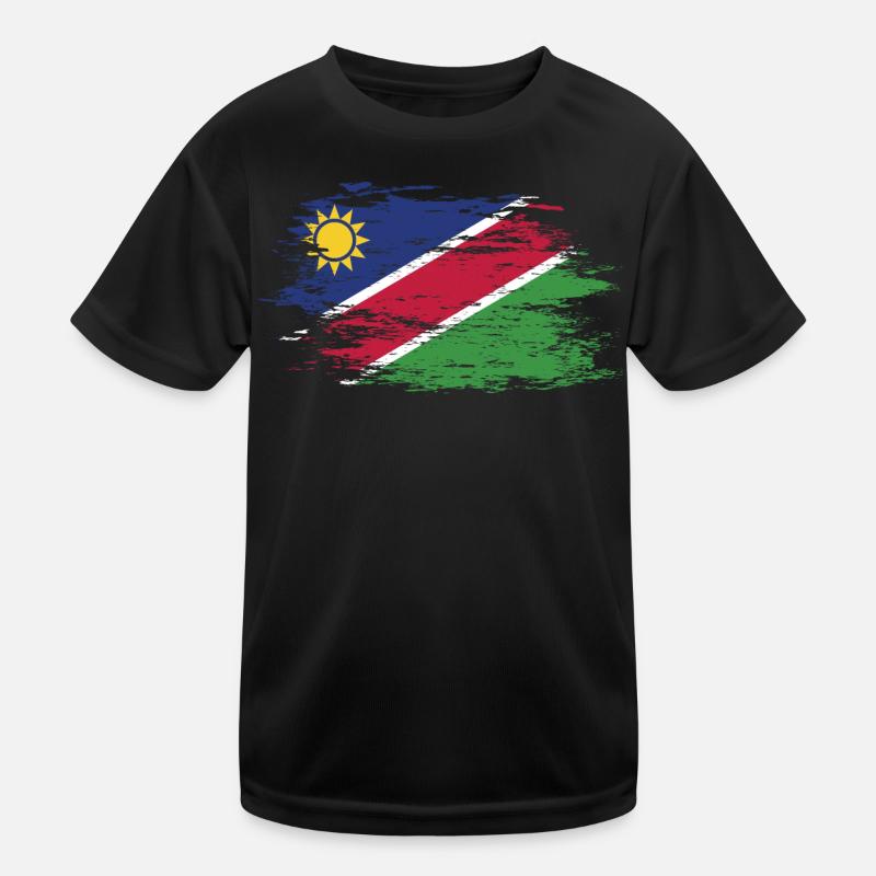 Namibia Flagge used Kinder Funktions-T-Shirt