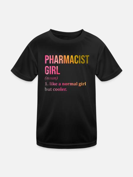 Pharmacist Pharmacist Pharmacist - Kids Functional T-Shirt - black - Front