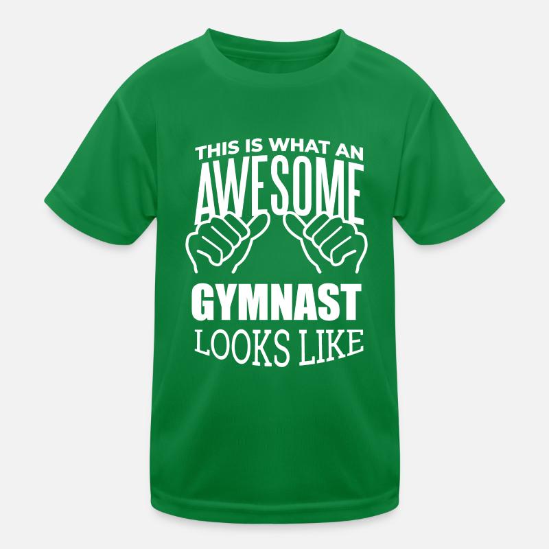 Gymnastics Kids Functional T-Shirt