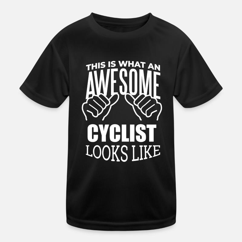 Radfahren Kinder Funktions-T-Shirt