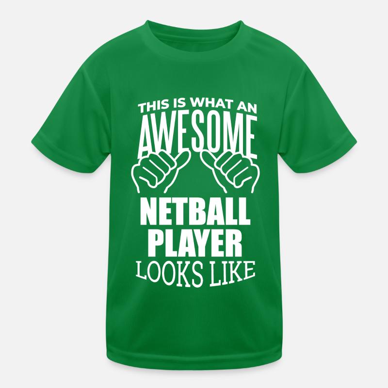 Netzball Kinder Funktions-T-Shirt