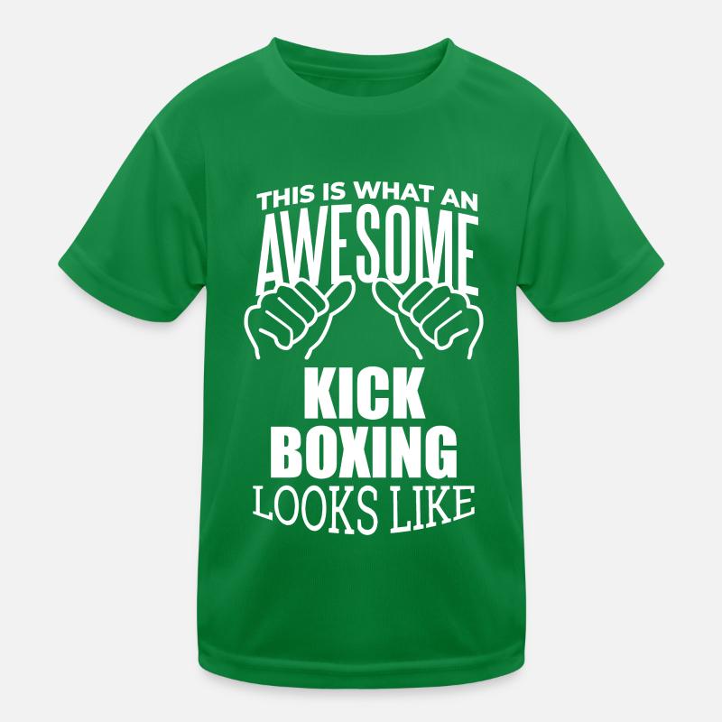 Kickboxen Kinder Funktions-T-Shirt