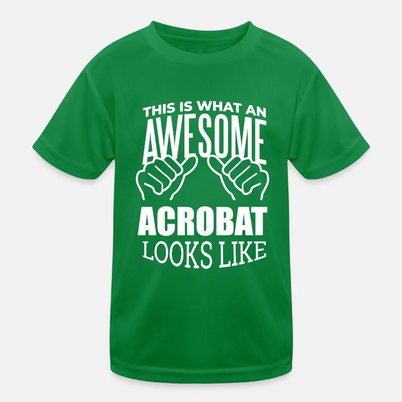 Acrobatics Kids Functional T-Shirt