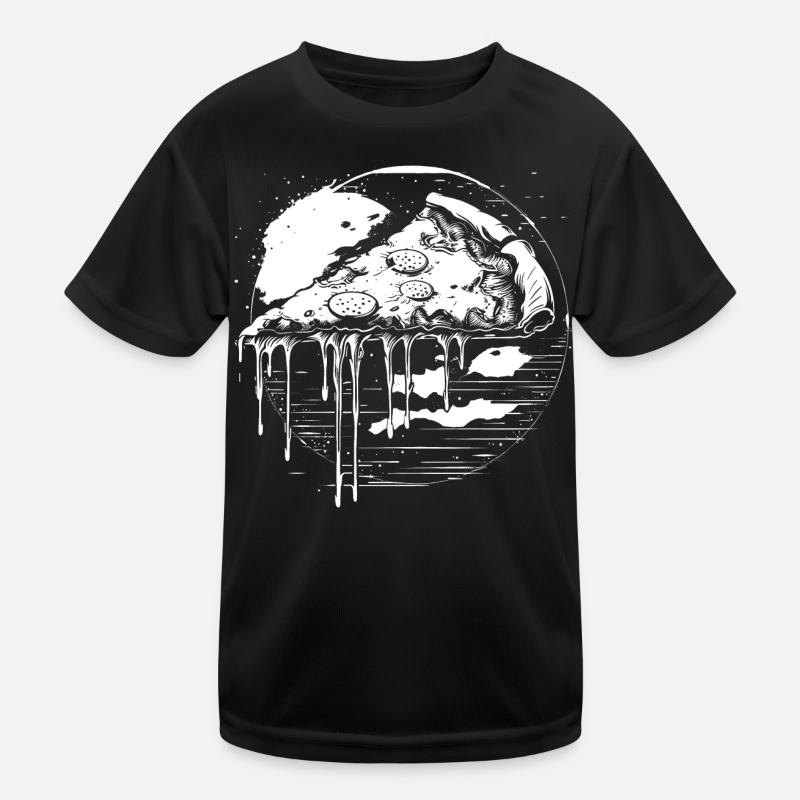 Pizza Graphic Kids Functional T-Shirt