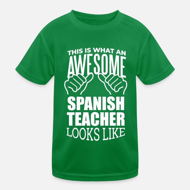Spanisch Kinder Funktions-T-Shirt