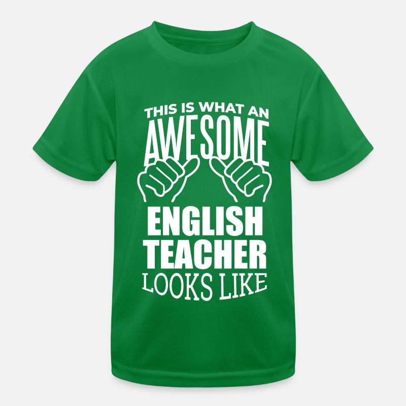 Englisch Kinder Funktions-T-Shirt