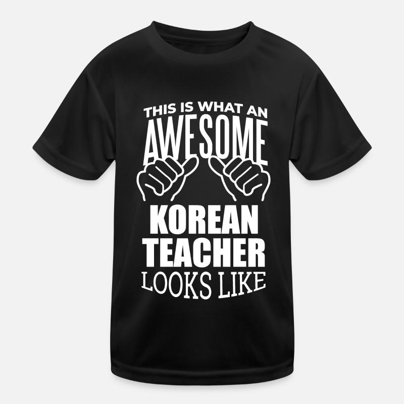 Koreanisch Kinder Funktions-T-Shirt