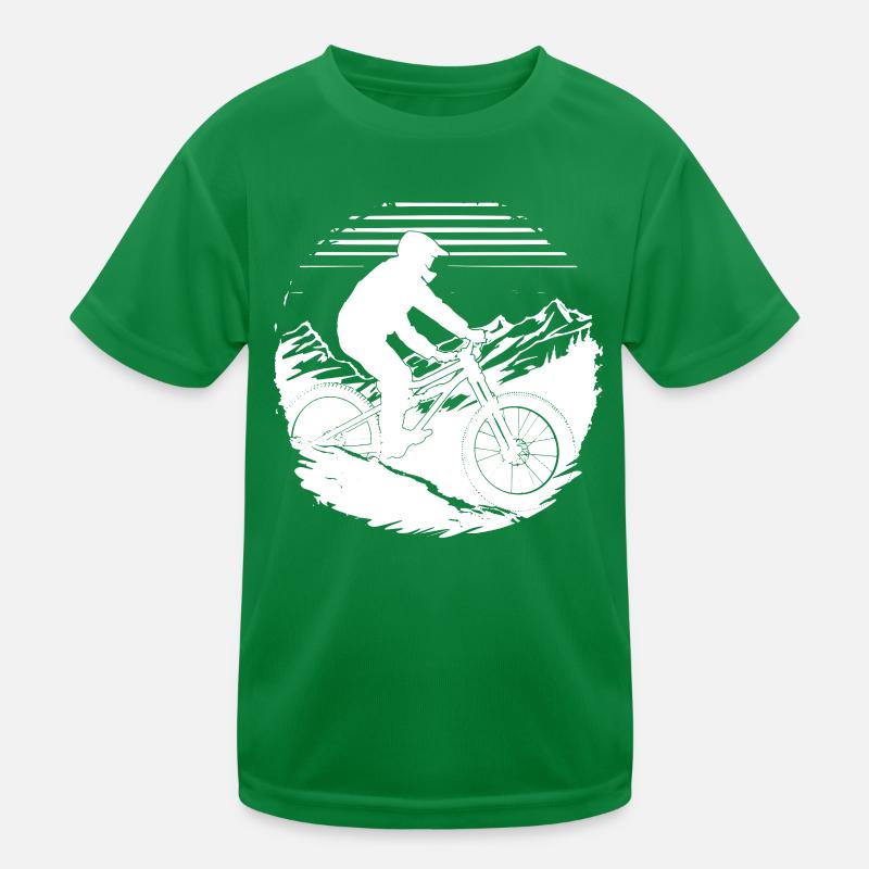 Dessin de vététiste T-shirt sport Enfant