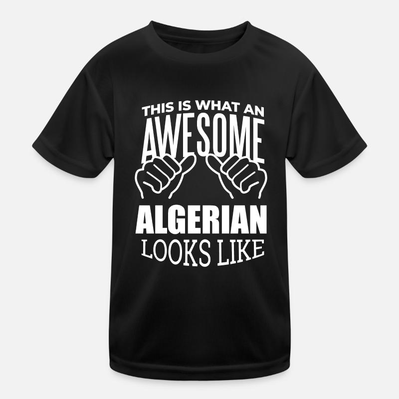 Algerien Kinder Funktions-T-Shirt