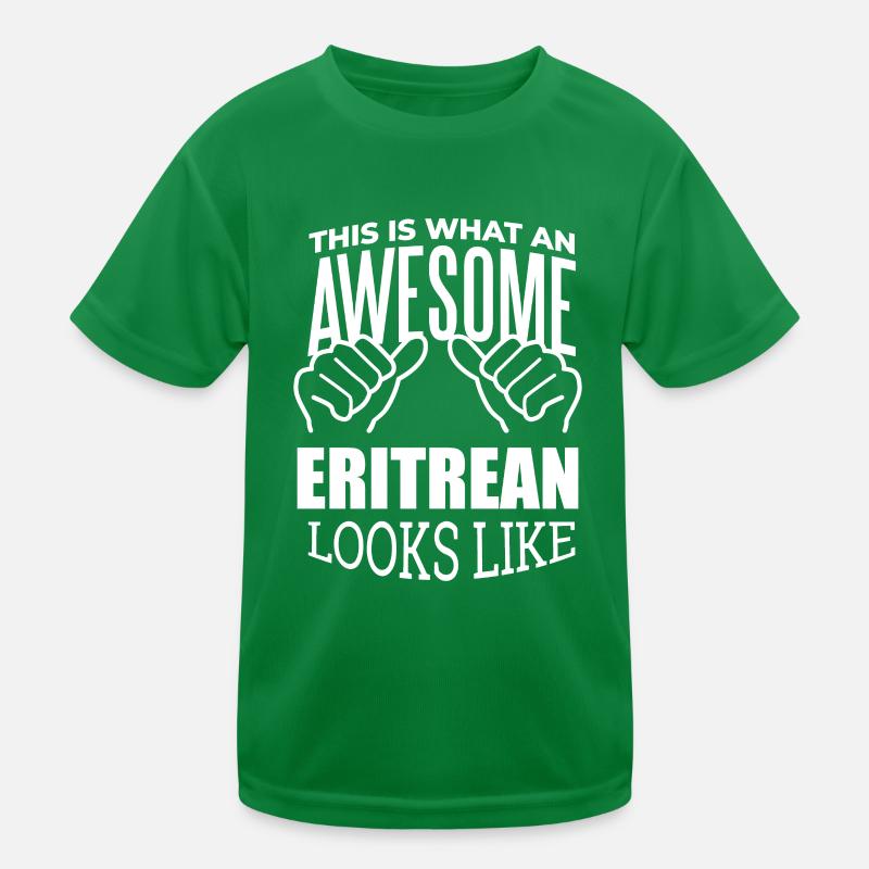 Eritrea Kinder Funktions-T-Shirt