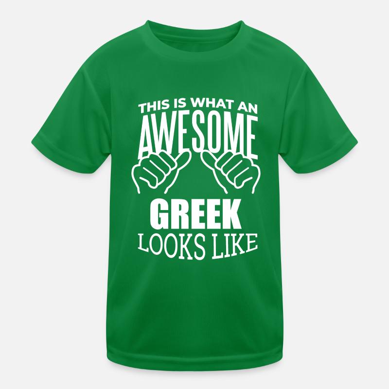 Greece Kids Functional T-Shirt