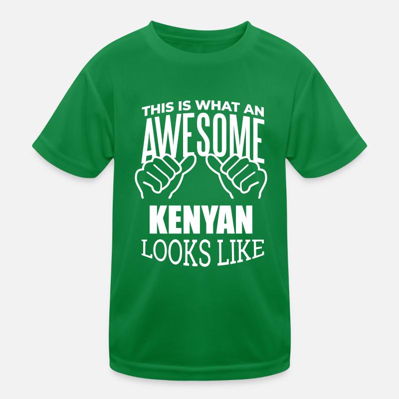 Kenia Kinder Funktions-T-Shirt